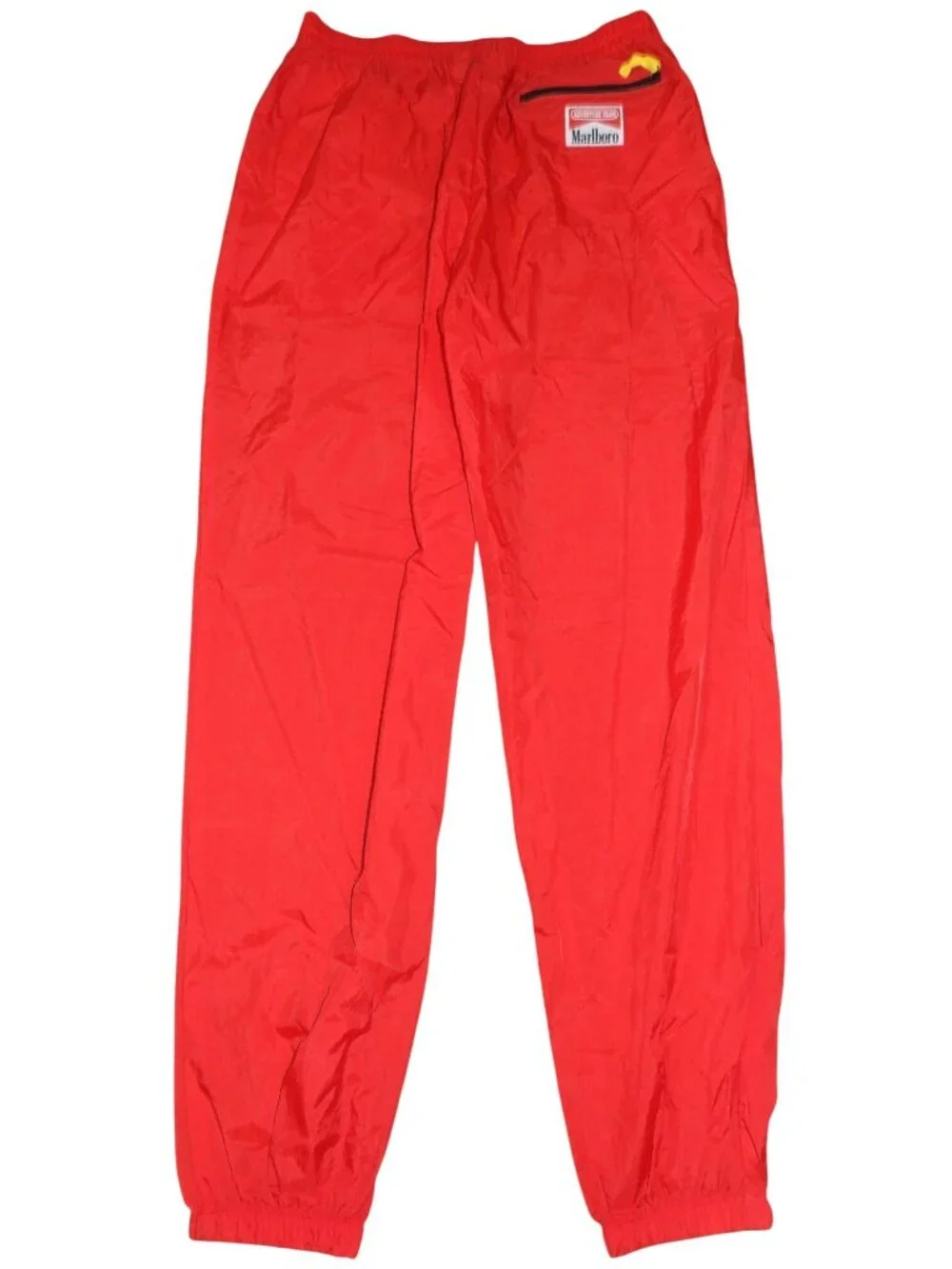 NWT Vintage 90s Marlboro Adventure Team Red Nylon Track Pants Mens Large